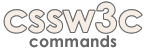 Cssw3c Command Reference